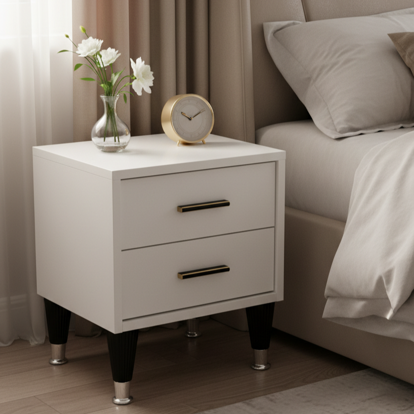 طاولة نوم بدرجين